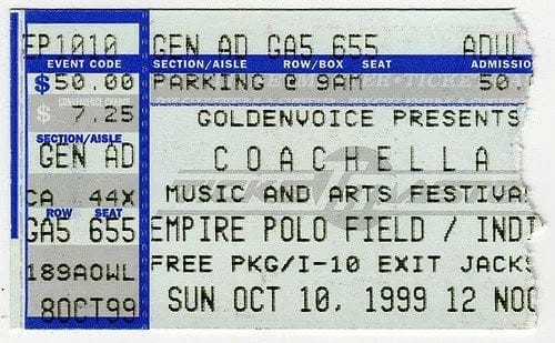 Playlist: Coachella 1999 1 Coachella 1999