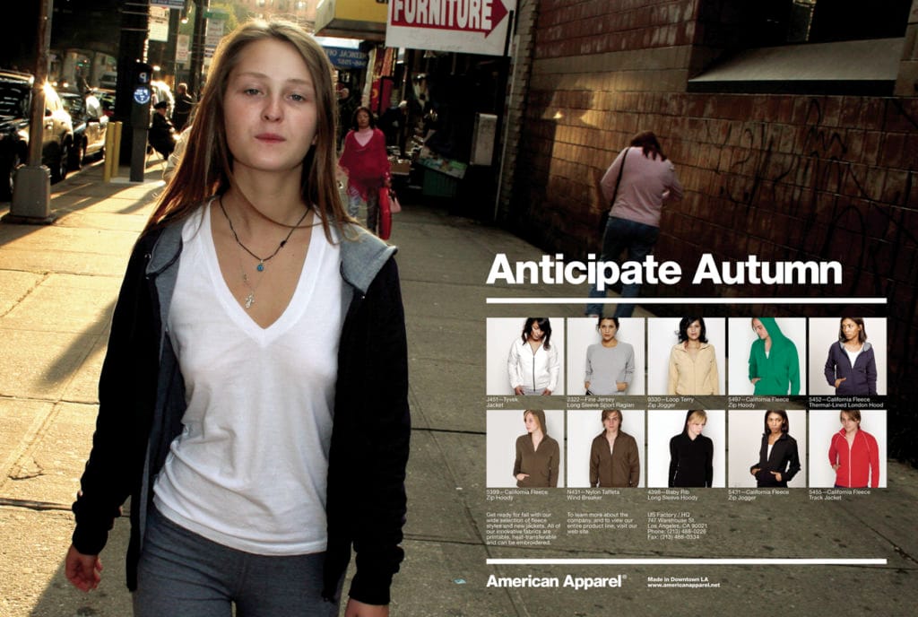 Indie Sleaze: We Are Your Friends 5 american apparel ad US anticipateautumn 280606