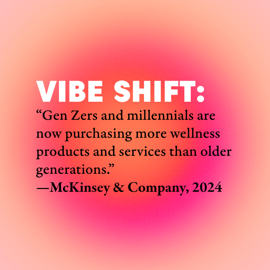 MOOD BOARD: Modern Wellness - The Vibe Shift: How Gen Z and Millennials Are Reinventing Wellness Music. 1 Frame 620